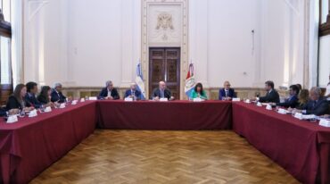 El gobernador encabezó en Rosario una reunión de trabajo con funcionarios judiciales federales y provinciales. Gobierno de la Provincia