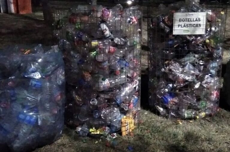 Los materiales serán reciclados. Gentileza