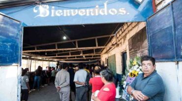 El velatorio del nene de 11 años alcanzado por las balas el fin de semana pasado. Marcelo Manera.