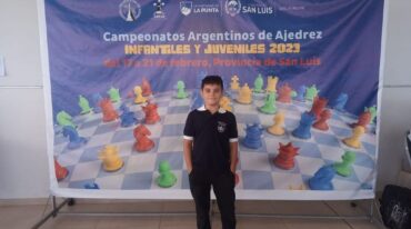 Con 10 años Bautista Toller asoma como una gran figura del ajedrez. Ya ganó el Nacional de la categoría en San Luis.