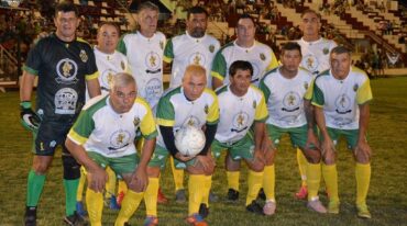 Equipo de Concordia que disputó el amistoso internacional.