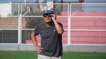 Oscar Lenzi recorrió los trabajos en el Grella.  Gabriel Obelar