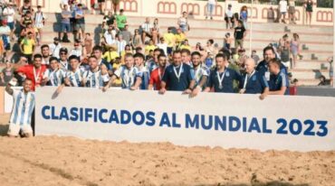 El combinado albiceleste consiguió la clasificación al mundial en Emiratos Árabes Unidos. Internet.