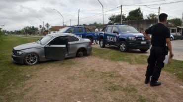 La policía trabajó en el lugar. Flavio Raina
