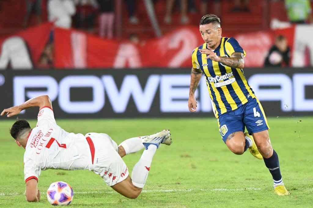 Los auriazules ganaron en su visita a la cancha de los quemeros. Gentileza: prensa Rosario Central.