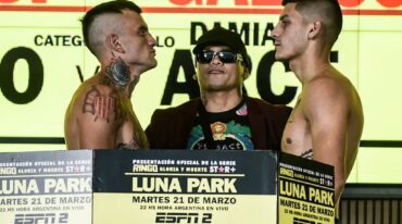 El santafesino Matías Galucci y el villaguayense Brian Arregui combatirán en el Palacio de los Deportes.
