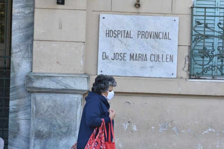 Pablo Daniel Acosta falleció internado en el Hospital Cullen tras una ACV. Archivo.