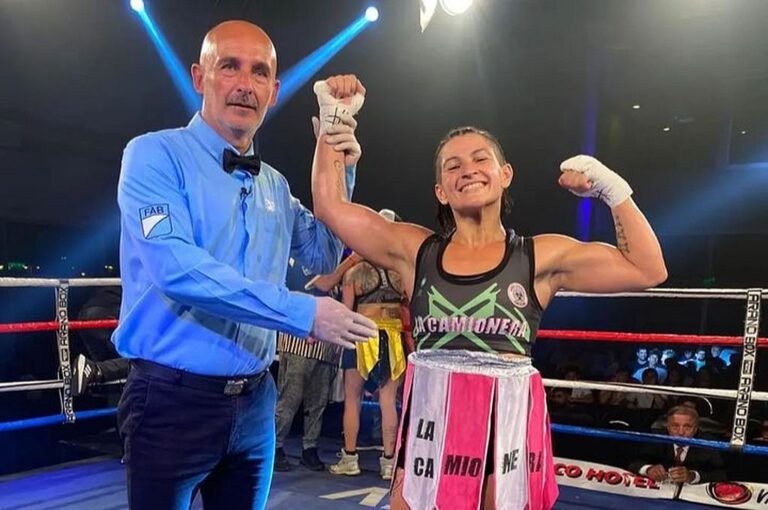Cinthia González ganó su segunda pelea como boxeadora profesional.