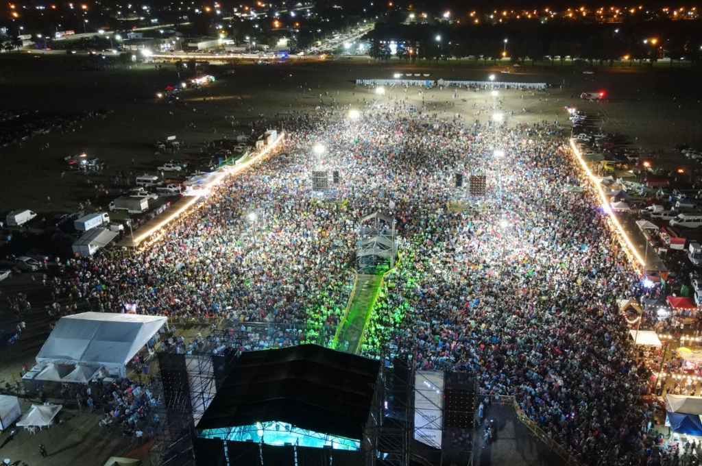 Una multitud se reunió en Ceres en esta fiesta. Gentileza.