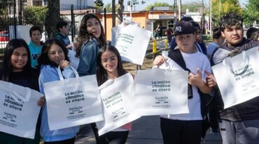 'Esto repercute positivamente en todas las personas como usuarias del espacio público. Es una acción de educación ambiental integral in situ
