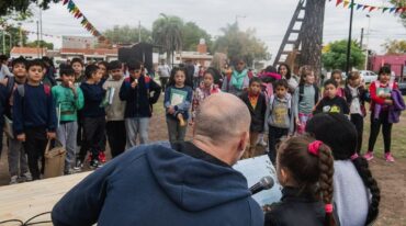 Durante la semana pasada se realizaron diversas actividades de promoción de la lectura. Gentileza Municipalidad de Paraná