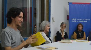 El homenaje al escritor y periodista Roberto Arlt quedó plasmado en la sala de lectura que lleva su nombre. Aldana Badano