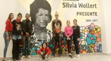 El mural finalizado está ubicado en la Facultad de Trabajo Social