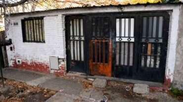 El lugar del homicidio en Ana María Zeno al 2200. Marcelo Manera.