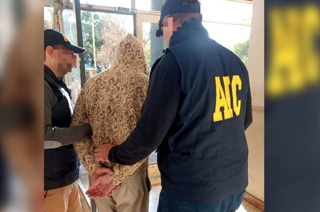 Ignacio de Iriondo (47) fue arrestado por personal de la AIC