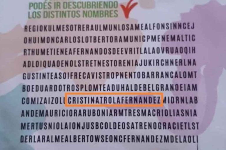 El material sobre Cristina que generó la polémica. Gentileza.