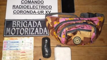 Se le secuestró marihuana