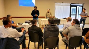 'Se trata de una obra muy importante para el sector productivo de toda una región. Además de mejorar la conectividad con dos rutas troncales de la provincia. Ahora sólo resta firmar el convenio para poder concretar una obra histórica para San Jerónimo del Sauce'. Gentileza