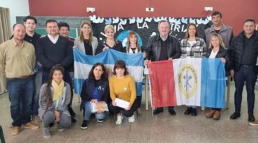 'Nos sentimos orgullosos de estar permanentemente en todas las localidades del departamento y hoy en estas ciudades (por Suardi y San Guillermo)