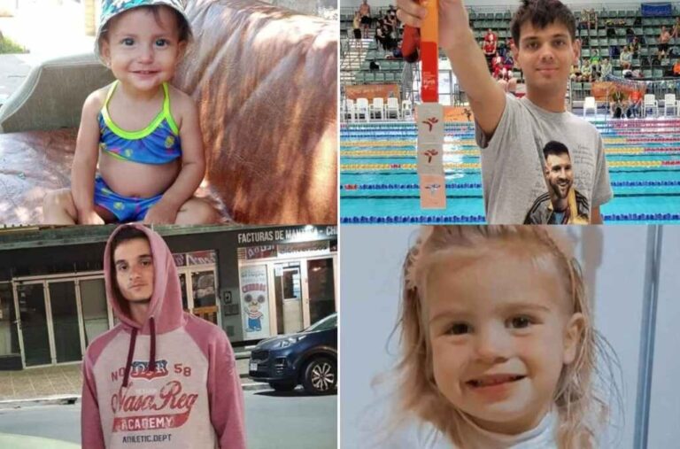 Cuatro personas atravesadas por la ablación de órganos. Fotomontaje.