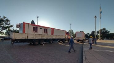 Siguen. Según confirmaron desde la empresa constructora