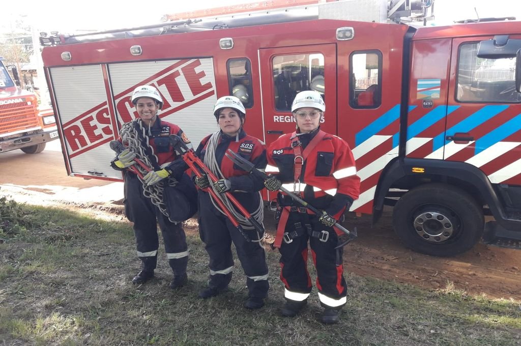 En el último tiempo se han sumado más mujeres al cuartel de bomberos voluntarios de Chajarí.