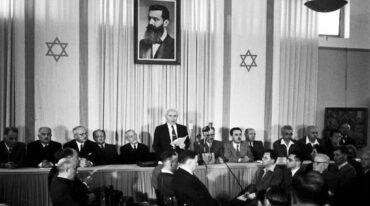 Declaración de la independencia de Israel. Foto: Gentileza