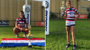 La paranaense Yanina Ortiz y la crespense Magdalena Castro
