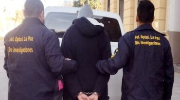 El violento sujeto fue detenido.