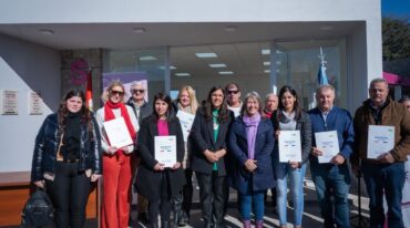 Marinaro encabezó el acto. Gentileza