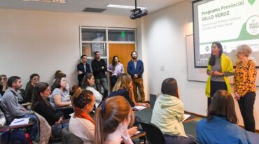 Gonnet y Andretich en la inauguración del curso de capacitación