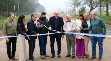 Gálvez suma infraestructura con estas tres obras que se inauguraron en forma simultánea. Gentileza.