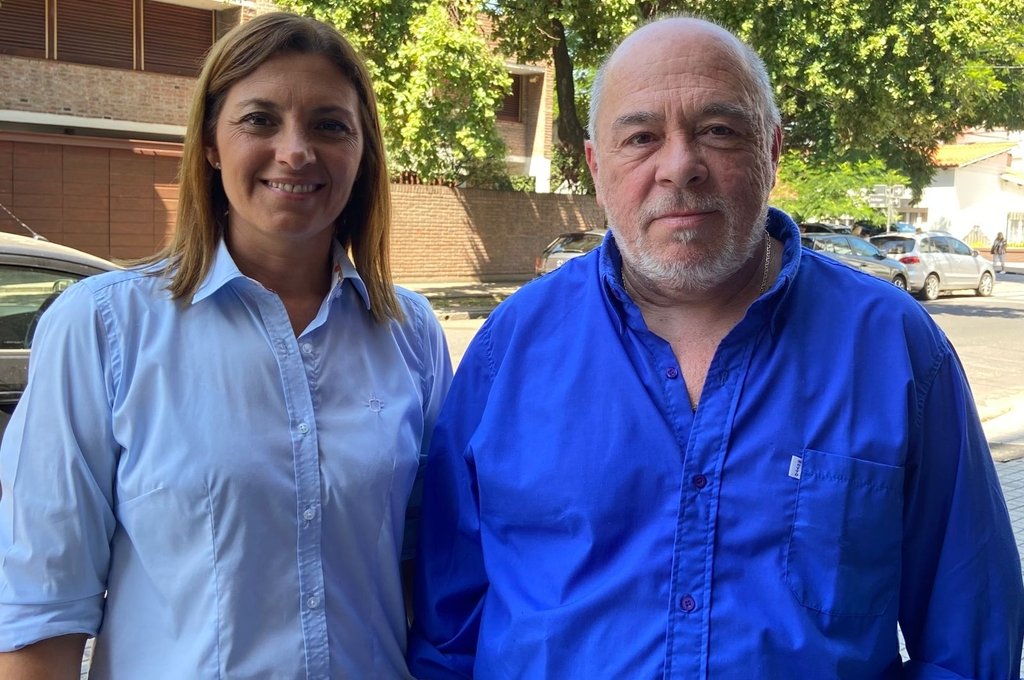 Betina Florito y el candidato a senador departamental