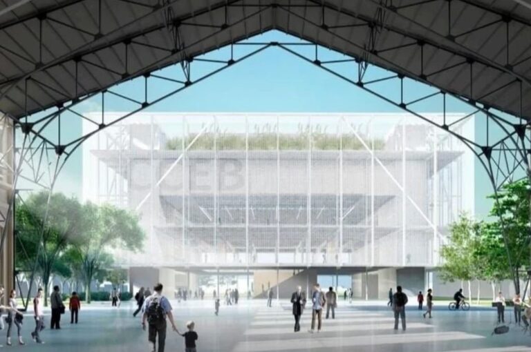 El proyecto arquitectónico muestra cómo sería el nuevo Centro de Convenciones. Gentileza