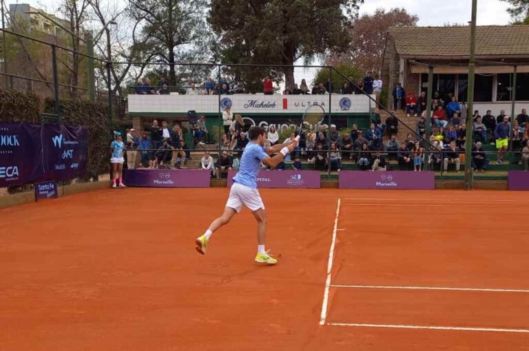 Lóndero triunfó en el singles masculino. Mirador Provincial.