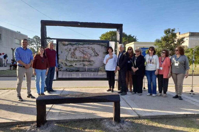 El senador Baucero estuvo en la inauguración. Gentileza.