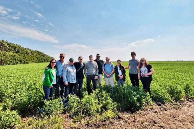 Uno de los principales objetivos es conocer diversos procesos de industrialización del cultivo para poder agregarle valor en el territorio santafesino. Gentileza: prensa Gobierno de Santa Fe.