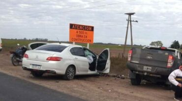 El accidente en la ruta 80 fue muy grave. Gentileza.
