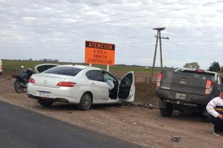 El accidente en la ruta 80 fue muy grave. Gentileza.