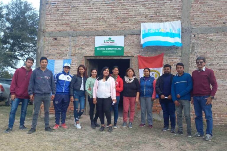 Muchos de los jóvenes participantes se reunieron en Fortín Charrúa la semana pasada. Mirador Provincial.