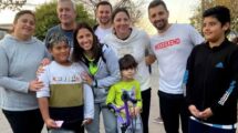 Calvo remarcó su satisfacción de ver familias con sus hijos participando de este programa. Gentileza.