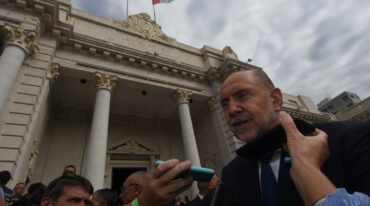 El auto del gobernador habría sufrido un desperfecto mecánico que lo llevó a protagonizar el siniestro. Archivo.