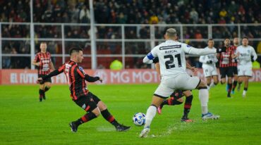 Gastón Novero jugó un intenso primer tiempo. Prensa Patronato