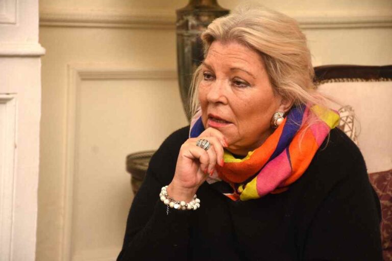 Elisa Carrió fue hospitalizada en Esperanza. Archivo/Guillermo Di Salvatore.