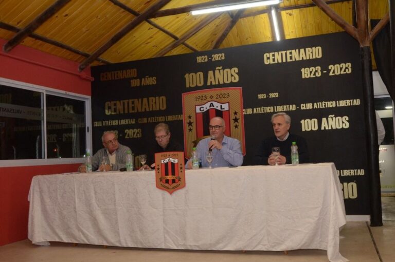 100 años de historia y prestigio en la región. Autoridades del club junto a integrantes de la comisión de festejos dieron a conocer en detalles las actividades que se llevarán a cabo. Gentileza