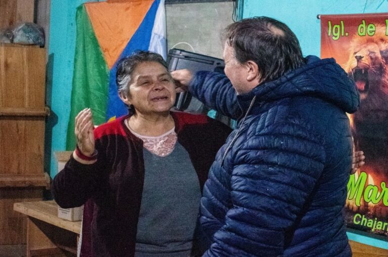 Patricia recibió la visita del intendente Marcelo Borghesán
