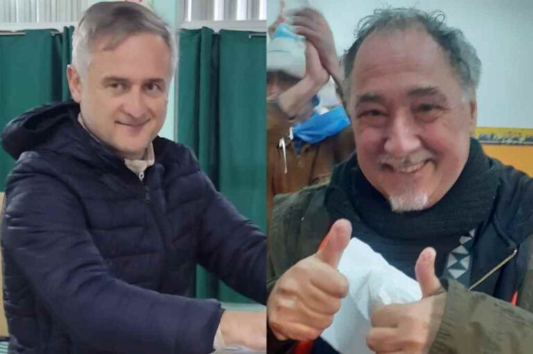 Mauricio Maroevich y Guillermo Franchella definen voto a voto el pase a las elecciones generales del 10 de septiembre. Fotomontaje.