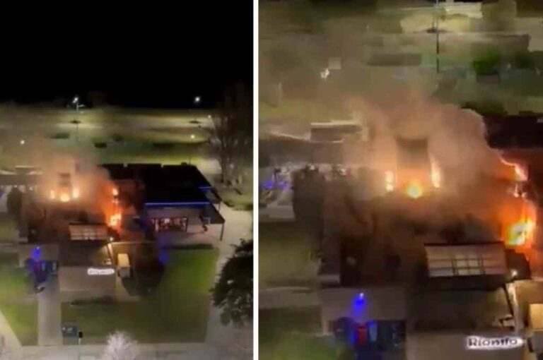 El restaurante Río Mío sufrió las consecuencias de las llamas. Captura digital.