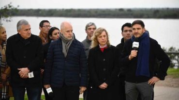 Pullaro habló en la presentación de Horacio Rodríguez Larreta. Marcelo Manera.