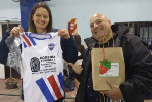 Antonela Fortuna estuvo en el Club Central Coronda y en la Escuela de Iniciación Los Soñadores